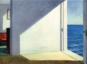 une porte vue par Edward-Hopper