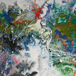 ecce mulier 1 (2021)-acrylique sur textile - veronique egloff