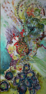 ecce mulier 2 (2021)-acrylique sur textile - veronique egloff
