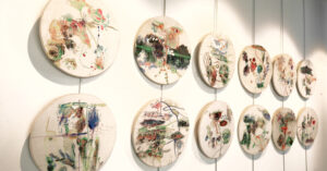 art sur mouchoirs de poche_V.Egloff