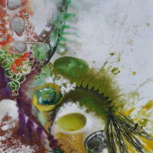 Pollen, Vision artistique d'anémogamie (pollinisation par le vent)par veronique egloff