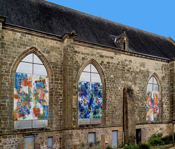 fresques XXL chapelle d'Auray par veronique egloff 2024